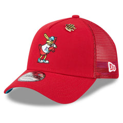 St. Louis Cardinals New Era 2025 Big League Chew A-Frame 9FORTY Adjustable Trucker Hat - Red - New Era on Sale