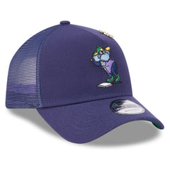 Tampa Bay Rays New Era 2025 Big League Chew A-Frame 9FORTY Adjustable Trucker Hat - Navy - New Era on Sale