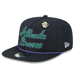 Atlanta Braves New Era 2025 Big League Chew Golfer Snapback Hat - Navy - New Era Discount