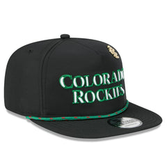 Colorado Rockies New Era 2025 Big League Chew Golfer Snapback Hat - Black - New Era Discount