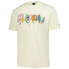 Philadelphia Phillies New Era Ransom Note Oversized T-Shirt - Cream - New Era Lifestyle