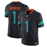 Nike Tua Tagovailoa Miami Dolphins 2025 Rivalries Collection Limited Jersey Pitch Blue
