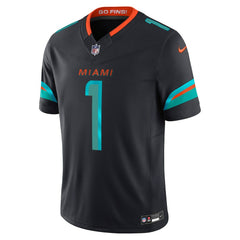 Nike Tua Tagovailoa Miami Dolphins 2025 Rivalries Collection Limited Jersey Pitch Blue