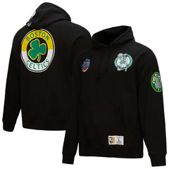 Boston Celtics Hardwood Classics Blackout Collection Pullover Hoodie Black | Mitchell & Ness Near Me