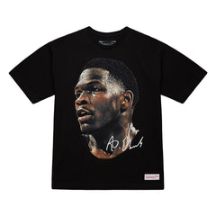 Anthony Edwards NBA Unisex Real Big Face Player T-Shirt Black | Mitchell & Ness