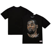 Kevin Durant NBA Unisex Real Big Face Player T-Shirt Black | Mitchell & Ness outlet