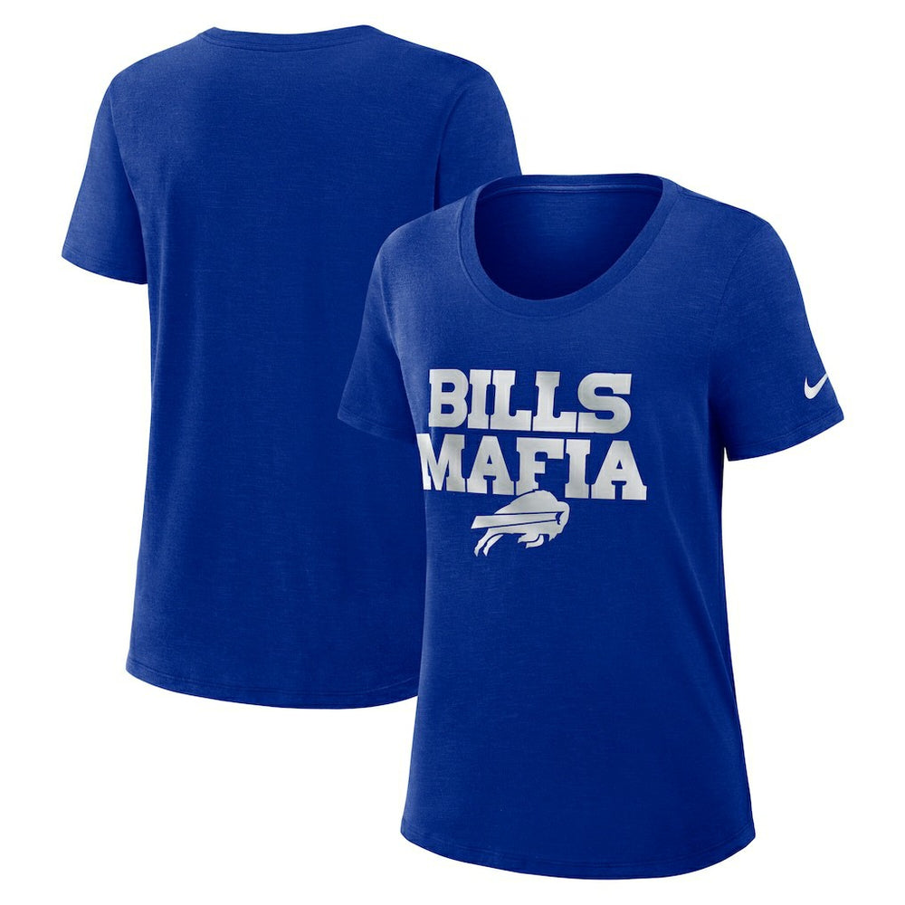Nike Buffalo Bills Women's 2025 Rivalries Collection Slub Dri-FIT T-Shirt Royal