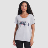 Nike New England Patriots Women's 2025 Rivalries Collection Slub Dri-FIT T-Shirt Silver