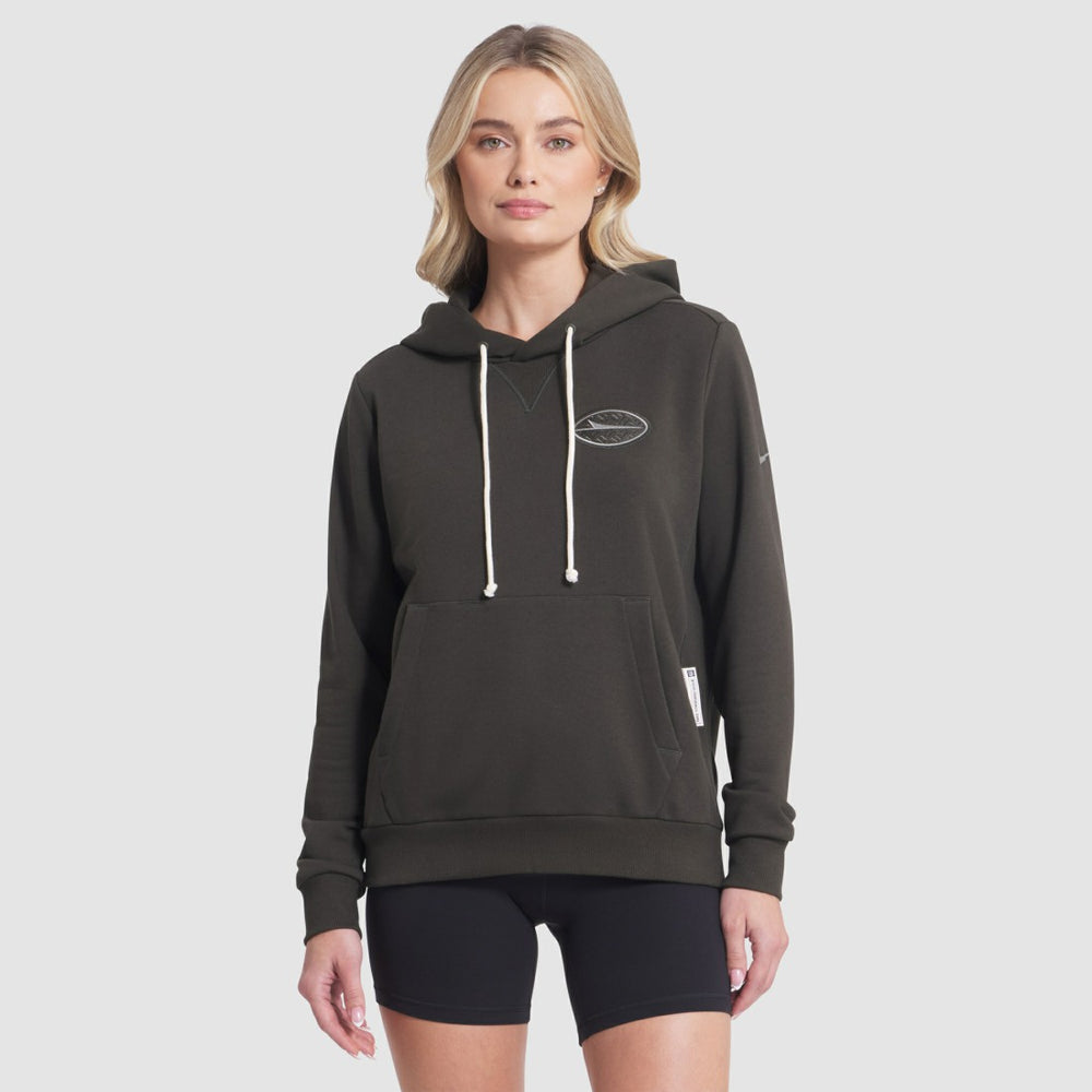 Nike New York Jets Women's 2025 Rivalries Collection Standard Issue Sideline Dri-FIT Hoodie Gotham Green