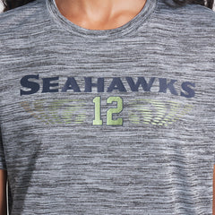 Nike Seattle Seahawks Women's 2025 Rivalries Collection Sideline Velocity Dri-FIT T-Shirt Wolf Gray