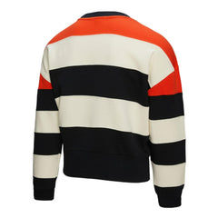 Houston Astros Mitchell & Ness Women's Cooperstown Collection Blocked Fleece Pullover Sweatshirt- Orange/Black - Mitchell & Ness Online