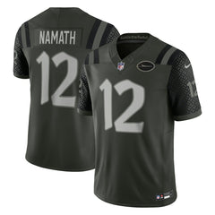 Nike Joe Namath New York Jets 2025 Rivalries Collection Retired Player Limited Jersey Gotham Green