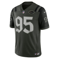 Nike Quinnen Williams New York Jets 2025 Rivalries Collection Limited Jersey Gotham Green