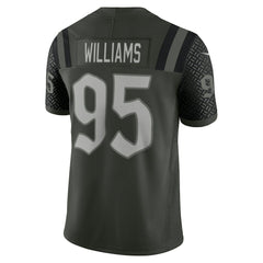 Nike Quinnen Williams New York Jets 2025 Rivalries Collection Limited Jersey Gotham Green