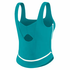 Miami Dolphins WEAR by Erin Andrews Women's Square Neck Tank Top Aqua