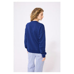 Houston Astros Terez Women's Oversized Gemstone Logo Sweatshirt - Navy - MLB Online