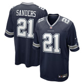 Nike Deion Sanders Dallas Cowboys Team Retired Player Game Jersey Navy