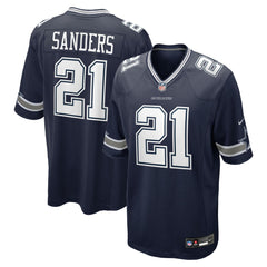 Nike Deion Sanders Dallas Cowboys Team Retired Player Game Jersey Navy