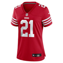 Nike Deion Sanders San Francisco 49ers Women's Retired Player Game Jersey Scarlet