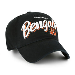 47 brand Cincinnati Bengals '47 Women's Ariana Clean Up Adjustable Hat Black