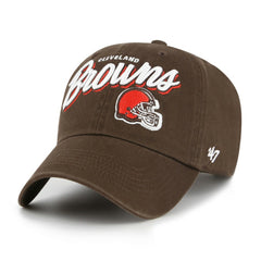 47 brand Cleveland Browns '47 Women's Ariana Clean Up Adjustable Hat Brown