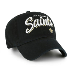 47 brand New Orleans Saints '47 Women's Ariana Clean Up Adjustable Hat Black