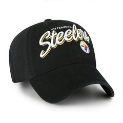 47 brand Pittsburgh Steelers '47 Women's Ariana Clean Up Adjustable Hat Black