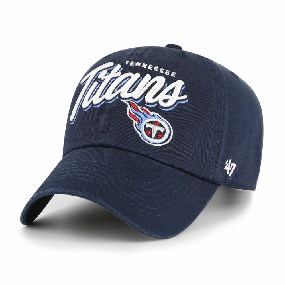 47 brand Tennessee Titans '47 Women's Ariana Clean Up Adjustable Hat Navy