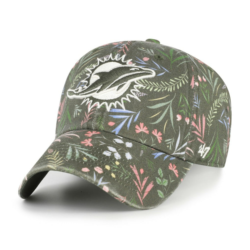47 brand Miami Dolphins '47 Women's Verbena Clean Up Adjustable Hat Green