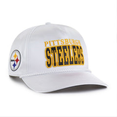 47 brand Pittsburgh Steelers '47 Women's Outspoken Hitch Adjustable Hat White