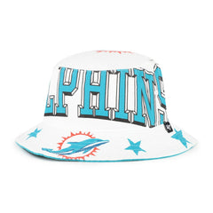47 brand Miami Dolphins '47 Women's Energize Bucket Hat White