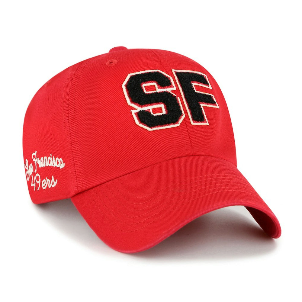 47 brand San Francisco 49ers '47 Women's Zoey Clean Up Adjustable Hat Scarlet