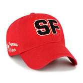 47 brand San Francisco 49ers '47 Women's Zoey Clean Up Adjustable Hat Scarlet