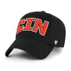 47 brand Cincinnati Bengals '47 Women's Zoey Clean Up Adjustable Hat Black