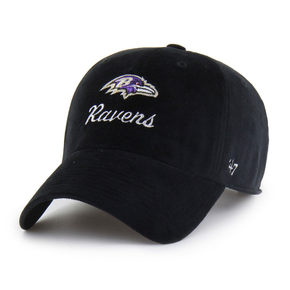 47 brand Baltimore Ravens '47 Women's Spirited Clean Up Adjustable Hat Black