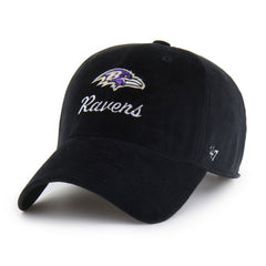 47 brand Baltimore Ravens '47 Women's Spirited Clean Up Adjustable Hat Black
