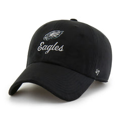 47 brand Philadelphia Eagles '47 Women's Spirited Clean Up Adjustable Hat Black