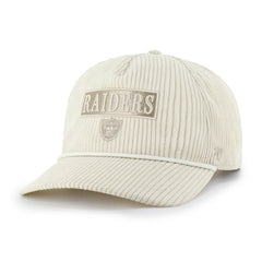 47 brand Las Vegas Raiders '47 Women's Mellow Corduroy Hitch Adjustable Hat Natural
