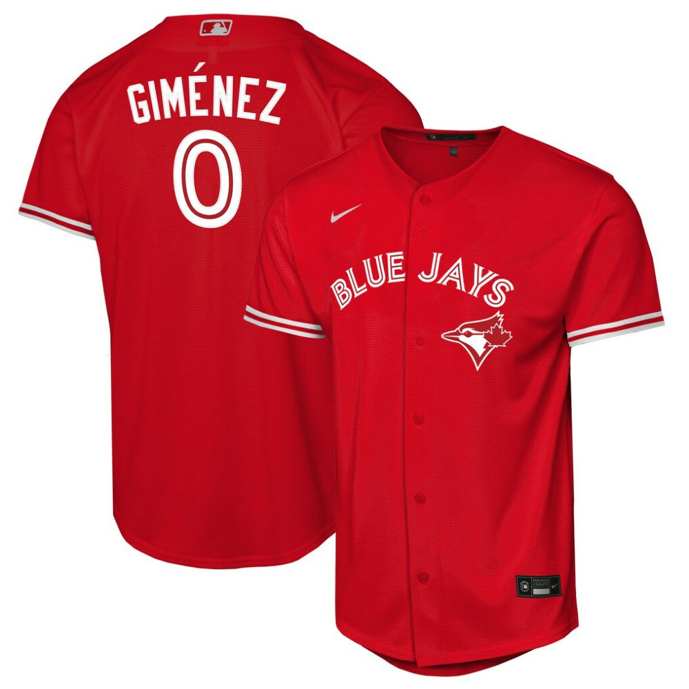 Andrés Giménez Toronto Blue Jays Nike Youth Canada Day Replica Jersey - Red - Nike Lifestyle