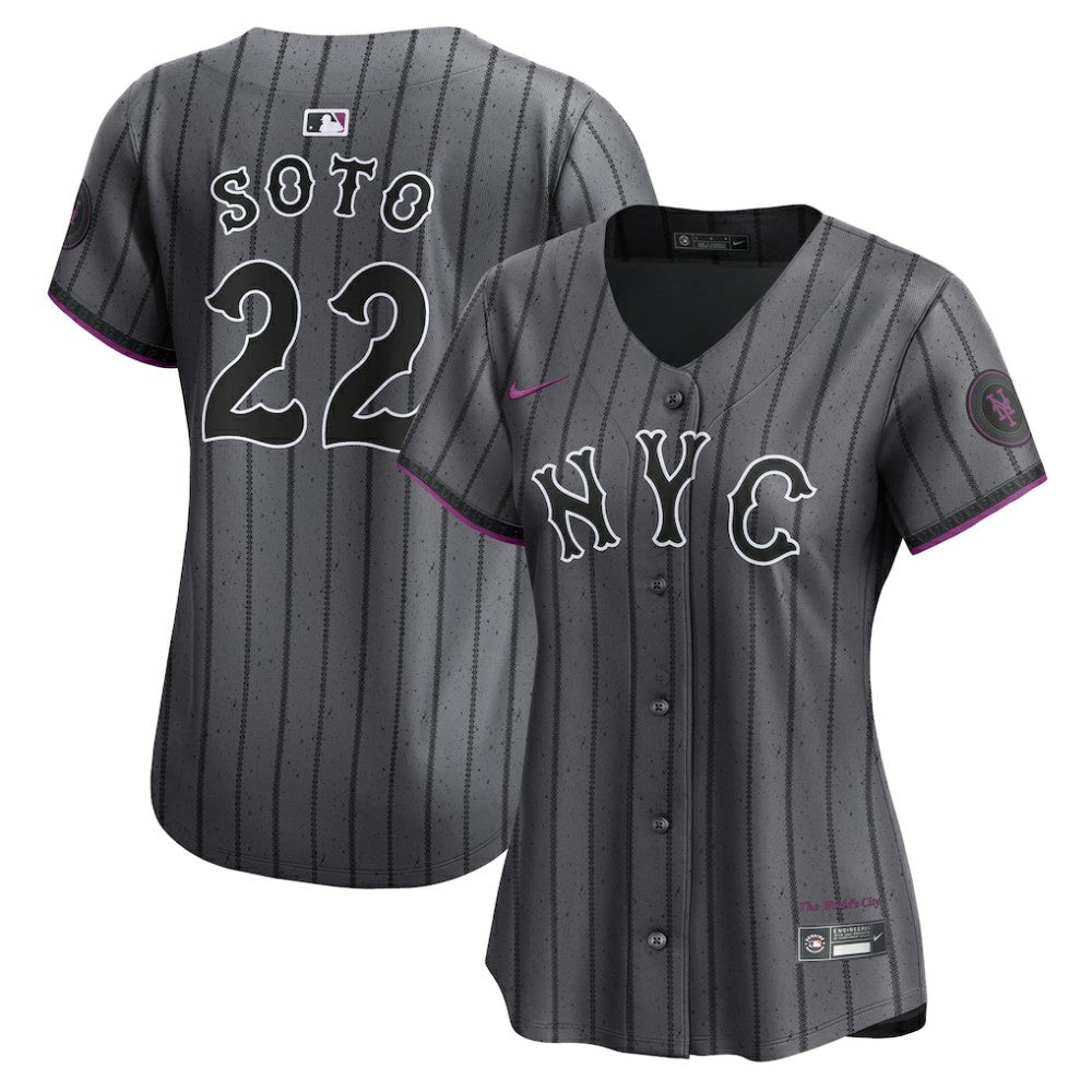 Juan Soto New York Mets Nike Women's City Connect Limited Jersey - Gray - Nike on Sale