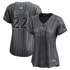 Juan Soto New York Mets Nike Women's City Connect Limited Jersey - Gray - Nike on Sale