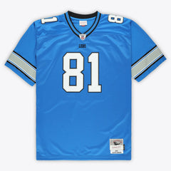 Mitchell & Ness Calvin Johnson Detroit Lions Big & Tall 2007 Legacy Retired Player Jersey Blue