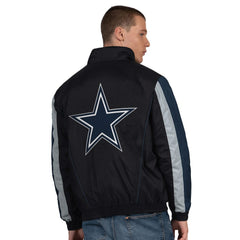 Dallas Cowboys Starter Thursday Night Gridiron Vintage Logo Half-Zip Jacket Black