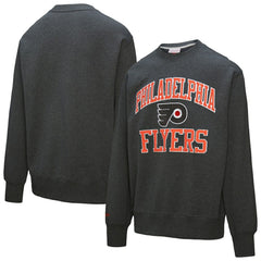 Philadelphia Flyers Mitchell & Ness Playoff Win Fleece Pullover Sweatshirt - Charcoal - NHL 202679026