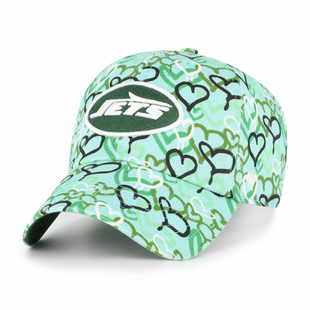 47 brand New York Jets '47 Girls Preschool Mural Clean Up Adjustable Hat Green