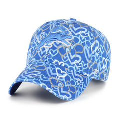 47 brand Detroit Lions '47 Girls Preschool Mural Clean Up Adjustable Hat Blue