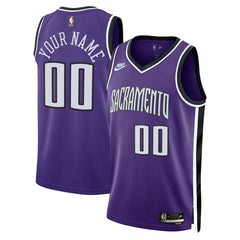 Sacramento Kings Unisex Adult Swingman Custom Jersey Classic Edition Purple | Nike discount