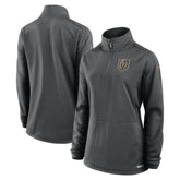 Vegas Golden Knights Fanatics Women's Authentic Pro Rink Quarter-Zip Pullover - Charcoal - NHL 202679671