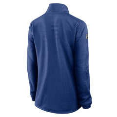 Vancouver Canucks Fanatics Women's Authentic Pro Rink Quarter-Zip Pullover - Blue - NHL 202679675