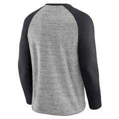 San Francisco Giants Darius Rucker Collection by Fanatics Raw Edge Raglan Long Sleeve Baseball T-Shirt - Heather Gray - Fanatics on Sale